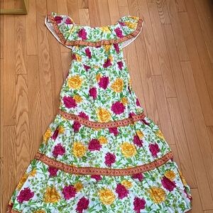 Spanish summer maxi dress